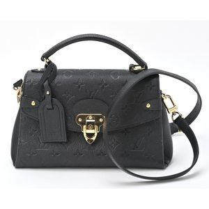 Louis Vuitton Georges BB Calf Leather Shoulderbag Black